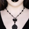 Madame Morte Halskette KILLSTAR -Halloween/Cosplay killstar madame morte halskette killstar madame morte necklace gothic schmuck geschenkartikel 52237