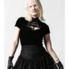 Malady Lace-Up Top KILLSTAR -Halloween/Cosplay killstar malady lace up top killstar fashion kaufen gothic mode gothic fashion 52092 01