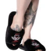 See U In Hell Hausschuhe KILLSTAR -Halloween/Cosplay killstar see u in hell hausschuhe killstar see u in hell slippers gothic hausschuhe gothic mode 51035 01