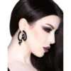 Schwarze Schlangen Ohrringe KILLSTAR -Halloween/Cosplay killstar serpent ohrringe schwarze schlangen ohrringe gothic ohrringe kostuemschmuck 50939 01