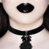 Sorrows Choker Halskette KILLSTAR -Halloween/Cosplay killstar sorrows choker halskette killstar sorrows choker gothic halsband schmuck geschenkartikel 52238
