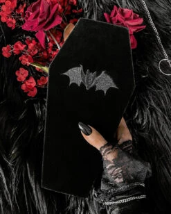 Velvet Casket Schmuck Box KILLSTAR -Halloween/Cosplay killstar velvet casket jewellery box killstar schmuckdose killstar accessoire gothic schmuckaufbewahrung gothic accessoires 54488