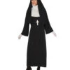 Nonnen Damenkostüm Classic 1 Nonnen Damenkostüm Classic -Halloween/Cosplay klassisches nonnen kostuem kirchliche verkleidung adult nun costume 31253