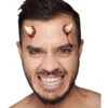 Teufels Hörner Klein -Halloween/Cosplay kleine teufel hoerner latex applikation satan hoerner halloween spezial make up hoerner 36245