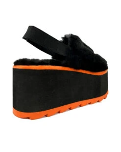 Plateausandalen Lilly Jack O'Lantern -Halloween/Cosplay lilly jack o lantern plateausandale gothic sandale gothic schuhe halloween sandalen halloween schuhe pluesch sandale 52815 4