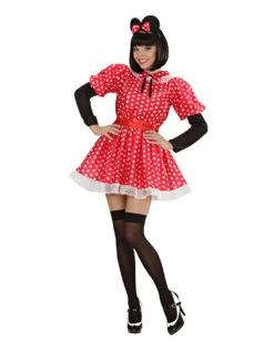Mäusedame Kostüm M -Halloween/Cosplay maeusedame kostuem mauskostuem faschingskostuem minnie maus verkleidung polka dot kleid minnie maus damenkostuem mouse lady costume 17878 03 7c9d8ebf8e
