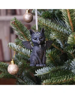 Malpuss Hexenkatze Christbaumkugel 9cm -Halloween/Cosplay malpuss hexenkatze weihnachtskugel malpuss hanging ornament gothic weihnachtsschmuck 51107 07