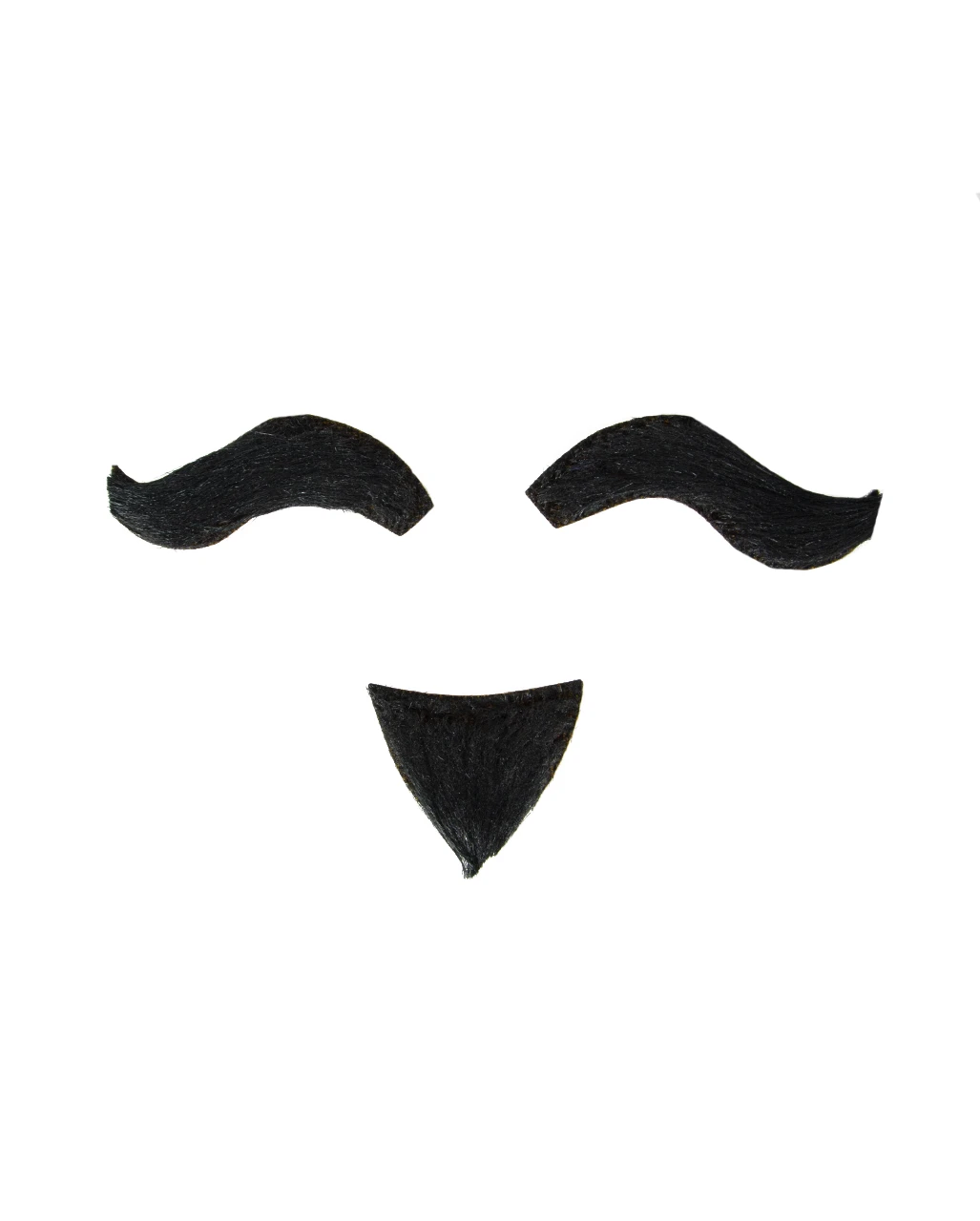 3-teiliger Musketier-Bart Schwarz 3 3-teiliger Musketier-Bart Schwarz