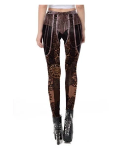 Steampunk Leggings Ocultica -Halloween/Cosplay ocultica steampunk leggings steampunk kostuemzubehoer steampunk outfit 53453 04