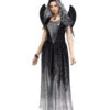 Schwarz-Silbernes Engel Kostüm Für Frauen -Halloween/Cosplay onyx engel damen kostuem onyx angel woman costume schwarzer engel halloween frauen verkleidung 54224