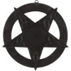 Keltisches Pentagramm Wandbild 30,5cm 1 Keltisches Pentagramm Wandbild 30,5cm -Halloween/Cosplay pentagramm wandbild aus holz black wood pentagram wall art 51495 01