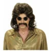 70er Jahre Perücke Wolle 1 70er Jahre Perücke Wolle -Halloween/Cosplay proll peruecke wolle braun herren peruecke maenner peruecke faschings peruecke chav wig brown 17270
