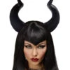 Dunkle Märchenhexe Hörner -Halloween/Cosplay queen ficent hoerner maleficent kopfschmuck die dunkle fee kostuem zubehoer meleficent accessoires 28047