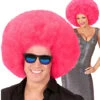 XL Afro Perücke Pink -Halloween/Cosplay riesige afro peruecke pinke pink oversized afro wig faschingsperuecke karnevals peruecke 38101 01