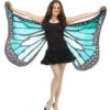 Blaue Schmetterlingsflügel XXL 1 Blaue Schmetterlingsflügel XXL -Halloween/Cosplay riesiger schmetterlingsfluegel tuerkis blau schmetterlingsfluegel als kostuemzubehoer 8801512 2