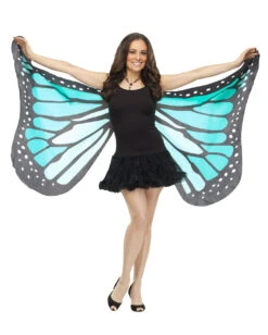 Blaue Schmetterlingsflügel XXL