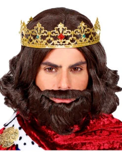 Königliche Krone Mit Farbigen Ziersteinen -Halloween/Cosplay royale koenigskrone mit bunten schmucksteinen 38047 1