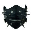 Cyberpunk Halbmaske Mit Spitznieten -Halloween/Cosplay sado punk halbmaske mit spikes cyberpunk halfmask with spikes halloween masken kaufen 50497 01
