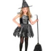 Glänzendes Spinnenhexe Kinderkostüm 2 Glänzendes Spinnenhexe Kinderkostüm -Halloween/Cosplay schimmernde spinnenhexe kinderkostuem shimmering spider witch child costume halloween kinderkostueme kaufen 53764 01