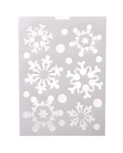 Schneeflocken Schablone Für Sprühschnee