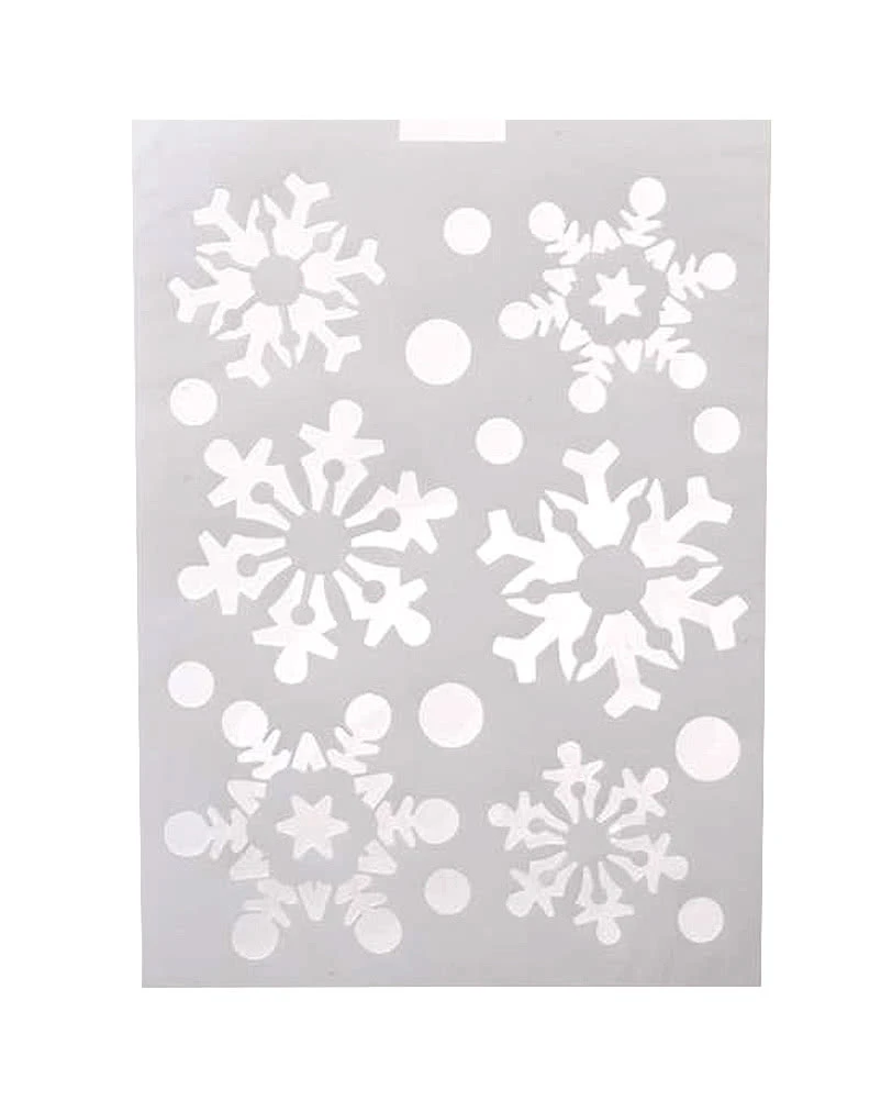 Schneeflocken Schablone Für Sprühschnee 3 Schneeflocken Schablone Für Sprühschnee