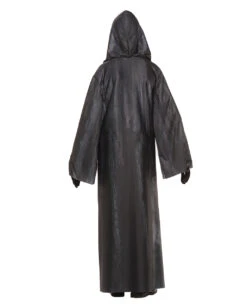 Sensenmann Robe Mit Fotodruck -Halloween/Cosplay schwarze grim reaper robe mit fotodruck sensenmann verkleidung fuer halloween skelett kutte 25544 2
