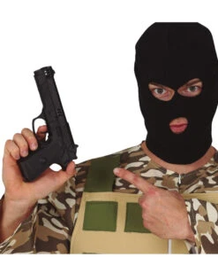 Schwarze Spielzeugpistole Als Attrappe 24cm