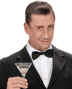 Schwarze Satinfliege 11 Schwarze Satinfliege -Halloween/Cosplay schwarze fliege aus satin schwarze fliege kostuem zubehoer 22938 3