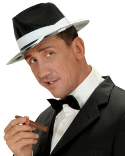 Schwarze Satinfliege 12 Schwarze Satinfliege -Halloween/Cosplay schwarze fliege aus satin schwarze fliege kostuem zubehoer 22938 4