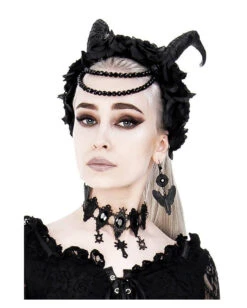 Dunkler Gothic Engel Mit Flügel Ohrringe -Halloween/Cosplay schwarzer gothic engel mit fluegel ohrringe black gothic angel with wings earrings gothic schmuck 50592 04
