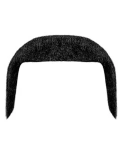 Macker Bart Economy Schwarz -Halloween/Cosplay schwarzer schnurrbart macker gangster schnauzbart hippie bart schwarzer bart aus kunsthaar 17379 004