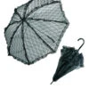 Spitzenschirm Schwarz -Halloween/Cosplay schwarzer spitzenschirm als kostuemzubehoer schwarzer sonnenschirm rokoko schirm gothic schirm 14532 01