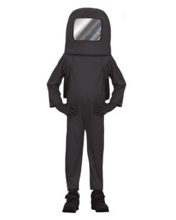 Schwarzes Videospiel Astronaut Kostüm Für Kinder