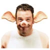 Schweine Ohren 1 Schweine Ohren -Halloween/Cosplay schweine ohren als karnevals haarreifen schweineohren aus kunststoff 8800994 1