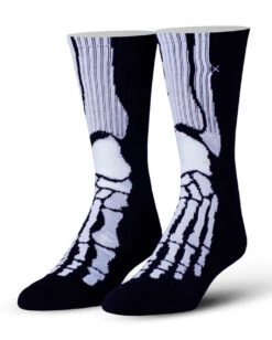 Halloween Skelett Strick Socken