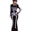 Skelettkleid Kostüm SM 1 Skelettkleid Kostüm SM -Halloween/Cosplay skelettkleid kostuem elegantes knochengerippe kostuemkleid abendkleid halloween 17798