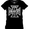 Sons Of Anarchy Sensenmann T-Shirt -Halloween/Cosplay sons of anarchy reaper cross t shirt schwarzes biker shirt 23429