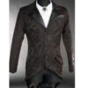Steampunk Brokat Frack Mit Schwalbenschwanz -Halloween/Cosplay steampunk brokat jacket mit schwalbenschwanz steampunk brocade tailcoat 39123 04