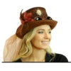 Steampunk Damenhut Viviette -Halloween/Cosplay steampunk hut vivette steampunk ladys hat steampunk kostuemzueboer 50450 01