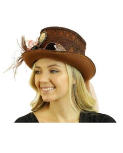 Steampunk Damenhut Viviette 5 Steampunk Damenhut Viviette -Halloween/Cosplay steampunk hut vivette steampunk ladys hat steampunk kostuemzueboer 50450 02