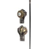 Steampunk Gehstock Mit Auge -Halloween/Cosplay steampunk spazierstock mit skeletthand und auge steampunk gehstock mit auge 38915 01