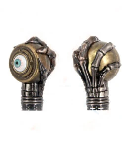 Steampunk Gehstock Mit Auge -Halloween/Cosplay steampunk spazierstock mit skeletthand und auge steampunk gehstock mit auge 38915 02