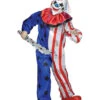 Amerika Clown Kinderkostüm -Halloween/Cosplay teufels clown kinderkostuem halloween kinderkostuem horror kinderkostuem evil clown child costume 25803