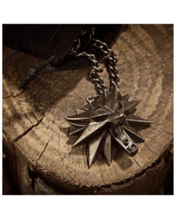 The Witcher 3 - Wild Hunt Medaillon -Halloween/Cosplay the witcher 3 wild hunt wolfs medaillon the witcher fanartikel gaming zubehoer 36961 3