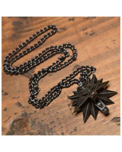 The Witcher 3 - Wild Hunt Medaillon -Halloween/Cosplay the witcher 3 wild hunt wolfs medaillon the witcher fanartikel gaming zubehoer 36961 4