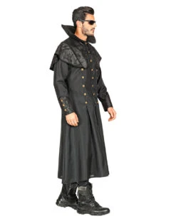 Totengräber Kostüm Herrenmantel Mit Kragen -Halloween/Cosplay totengraeber kostem grave keeper costuem halloween maennerkostuem 38121 03