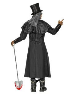 Totengräber Kostüm Herrenmantel Mit Kragen -Halloween/Cosplay totengraeber kostem grave keeper costuem halloween maennerkostuem 38121 04