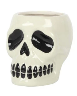 Totenschädel Pflanzentopf 9 Totenschädel Pflanzentopf -Halloween/Cosplay totenkopf pflanzengefaess totenschaedel pflanzentopf ceramic skull planter halloween homeware 51672 01