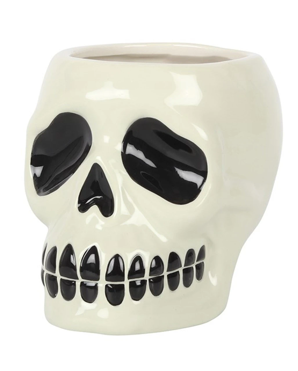 Totenschädel Pflanzentopf 6 Totenschädel Pflanzentopf – Bild 4