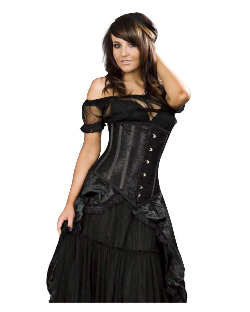 Burleska Unterbrustkorsett Schwarz